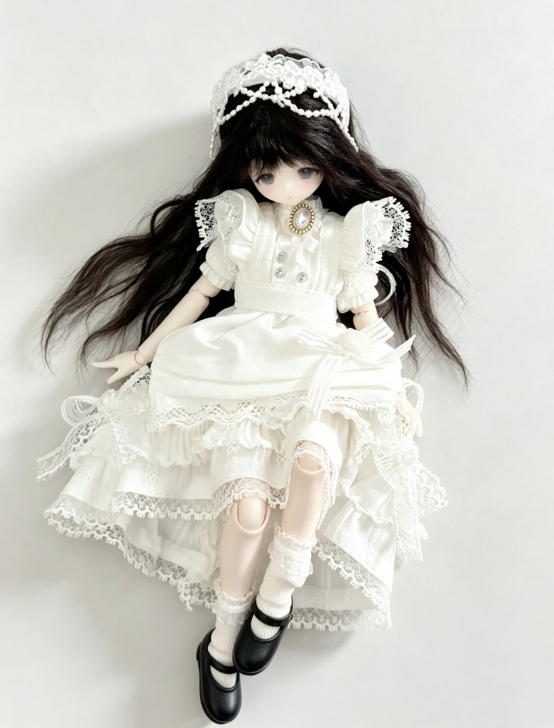 1/6ドール服　クラシカルドレスセット　5点セット　Azone　OB24　オビツ24　ピュアニーモ M　1/8ドール服　