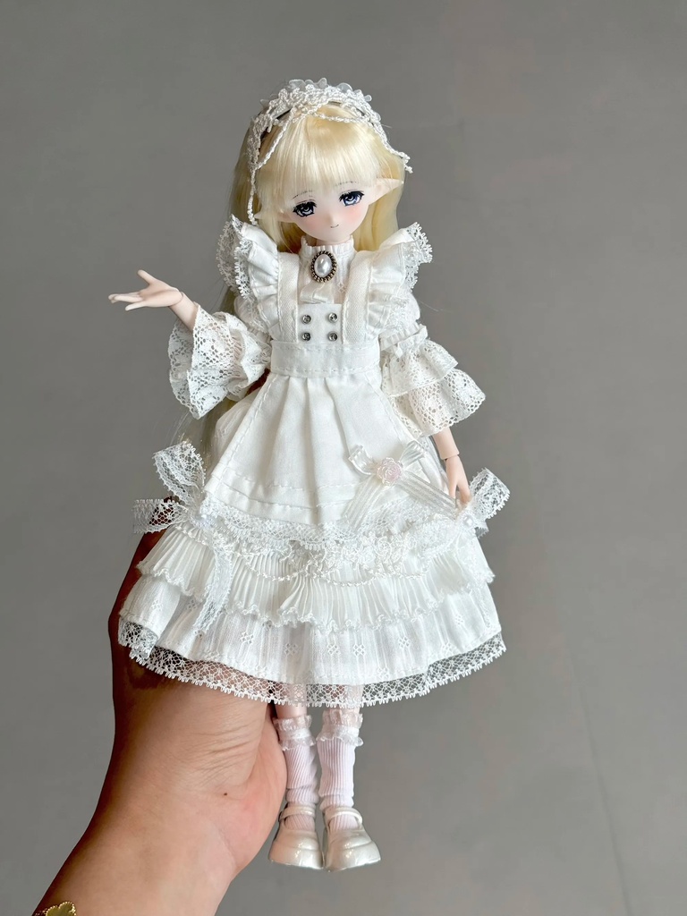 1/6ドール服　クラシカルドレスセット　5点セット　Azone　OB24　オビツ24　ピュアニーモ M　1/8ドール服　