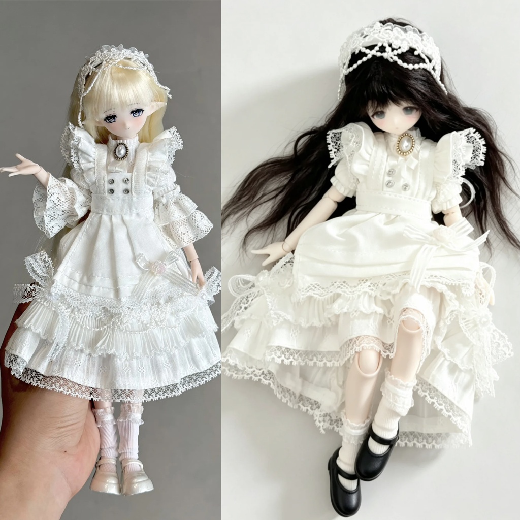 1/6ドール服　クラシカルドレスセット　5点セット　Azone　OB24　オビツ24　ピュアニーモ M　1/8ドール服　