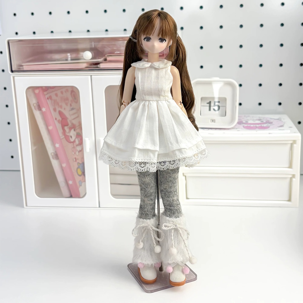 1/6ドール服 冬服セット もこもこコートセット 6点セット Azone OB24 OB22 オビツ24 ピュアニーモ M ピュアニーモ S