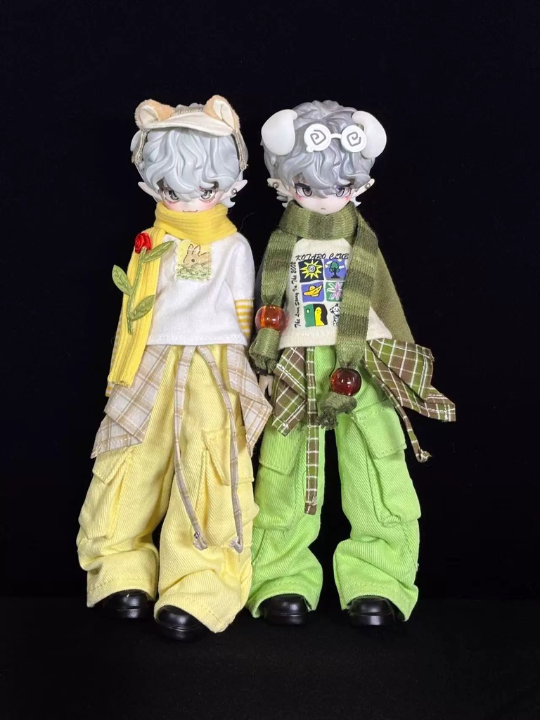 1/6 1/4 ワイドカーゴパンツ ドーパミンカラー Azone OB22 OB24 オビツ22 オビツ24 ピュアニーモ S ピュアニーモ M MDD MSD