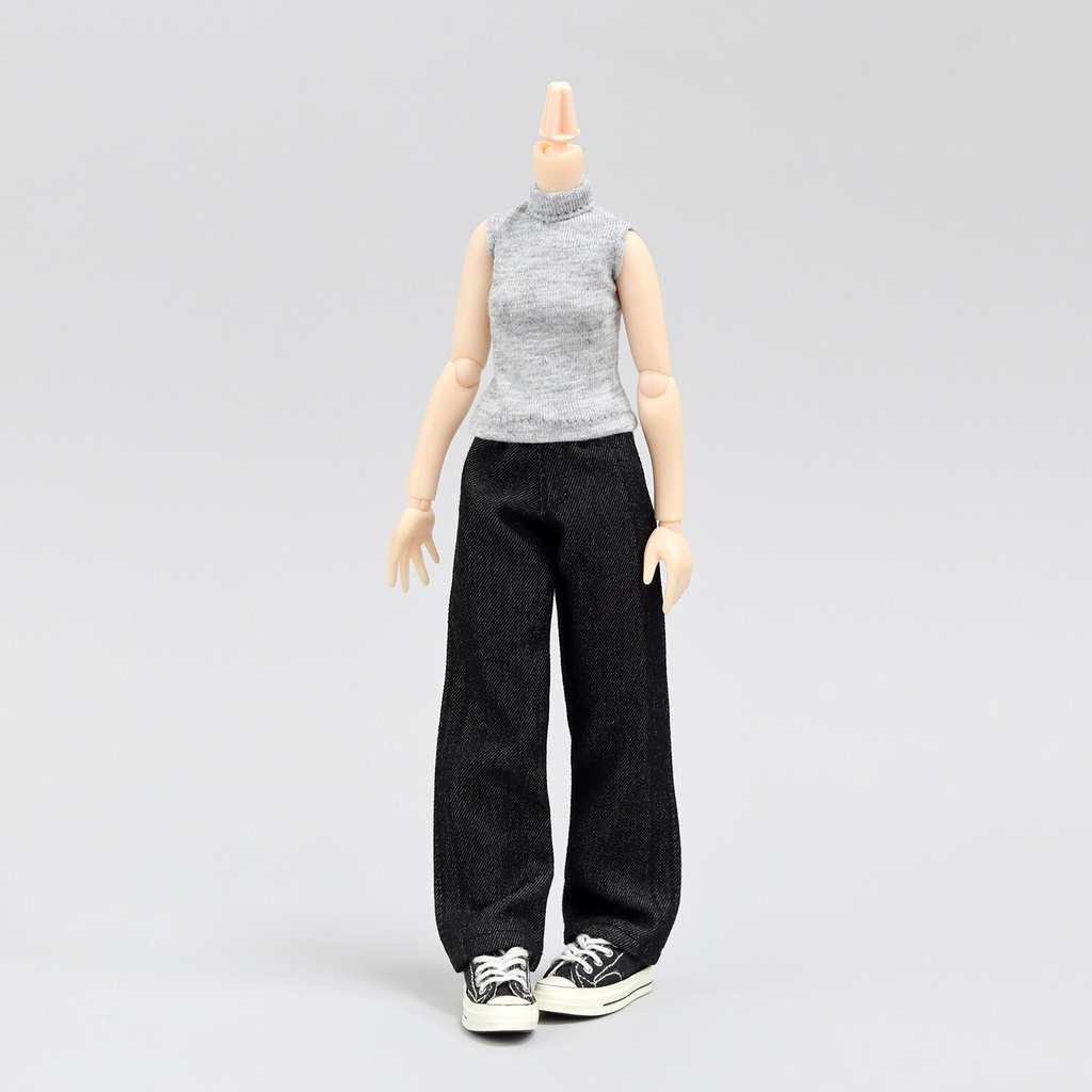 1/6 デニムワイドパンツ ドール服 Azone OB22 オビツ22 ピュアニーモ S