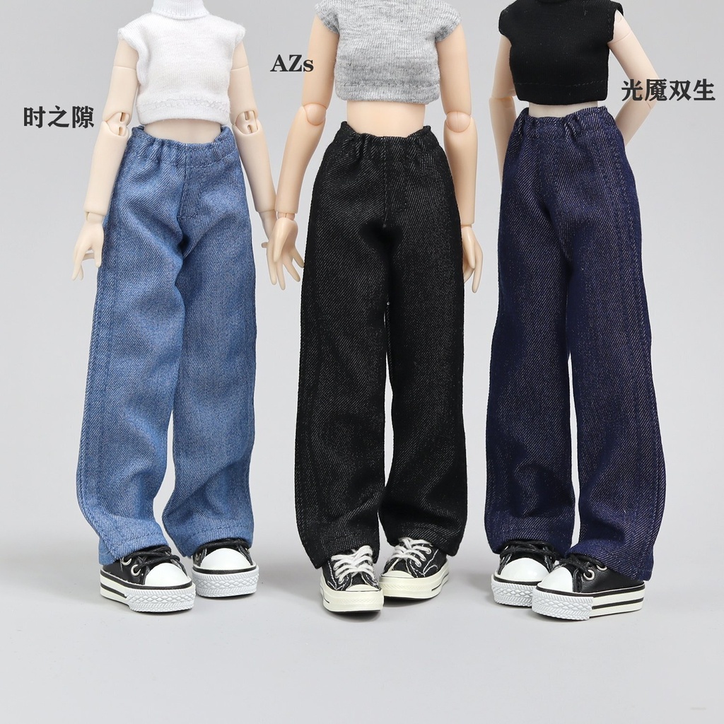 1/6 デニムワイドパンツ ドール服 Azone OB22 オビツ22 ピュアニーモ S