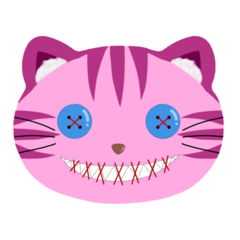 チェシャ猫缶バッジ