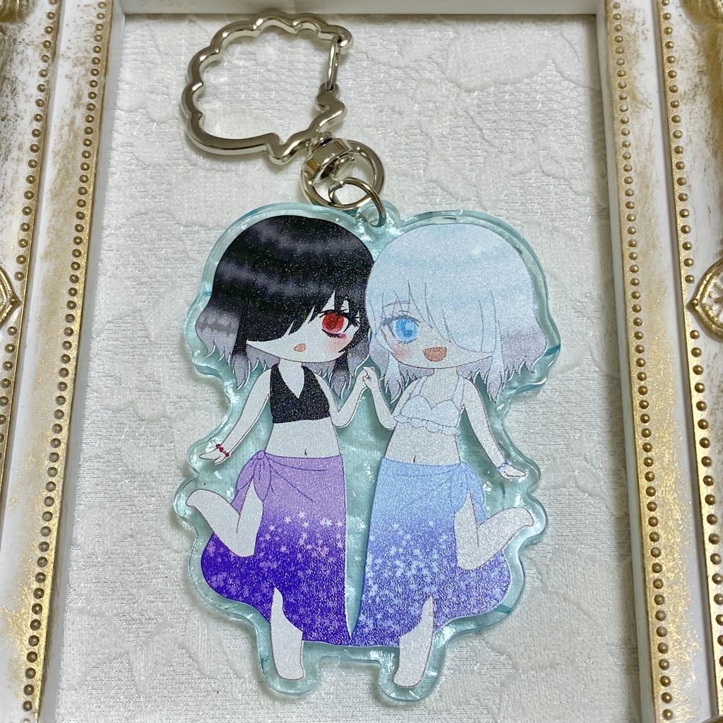 星無星羅水面アクリルキーホルダー