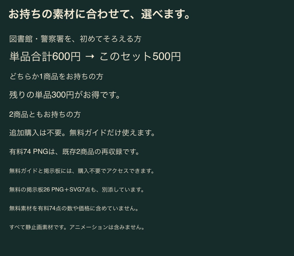 蒸気街の調査セット|図書館・警察署|背景10枚+小物25点+台紙39点・全74 PNG