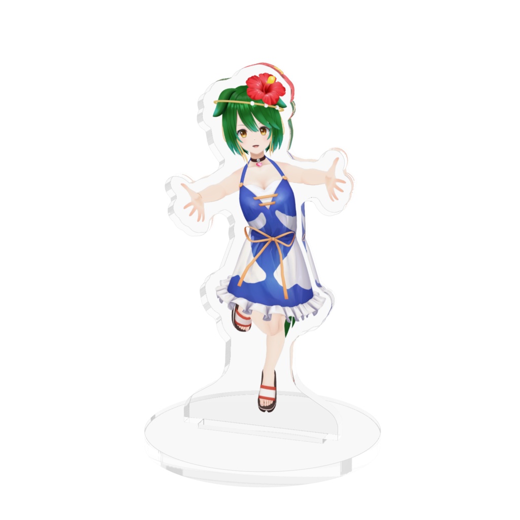 水着エプロンすてぃアクリルフィギュア