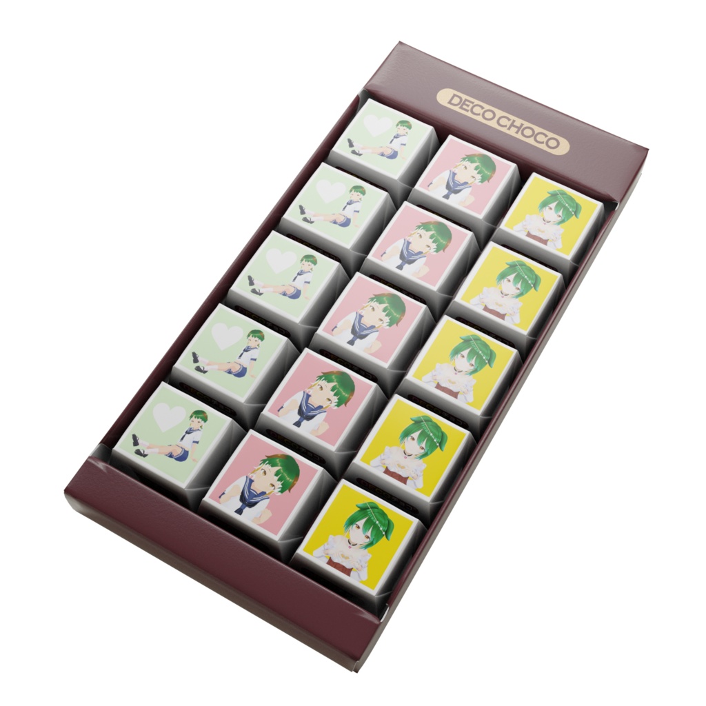 すてぃ君のホワイトデーDECOチョコ