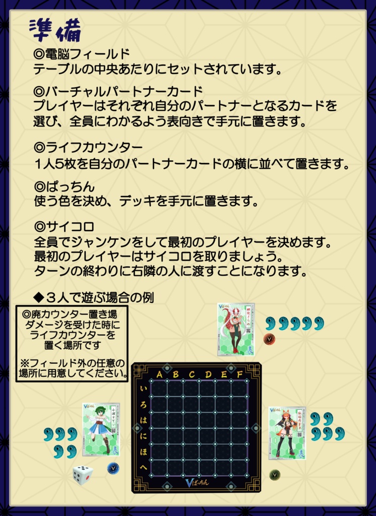 パーティーゲーム『Vぱっちん』【ココフォリア用】