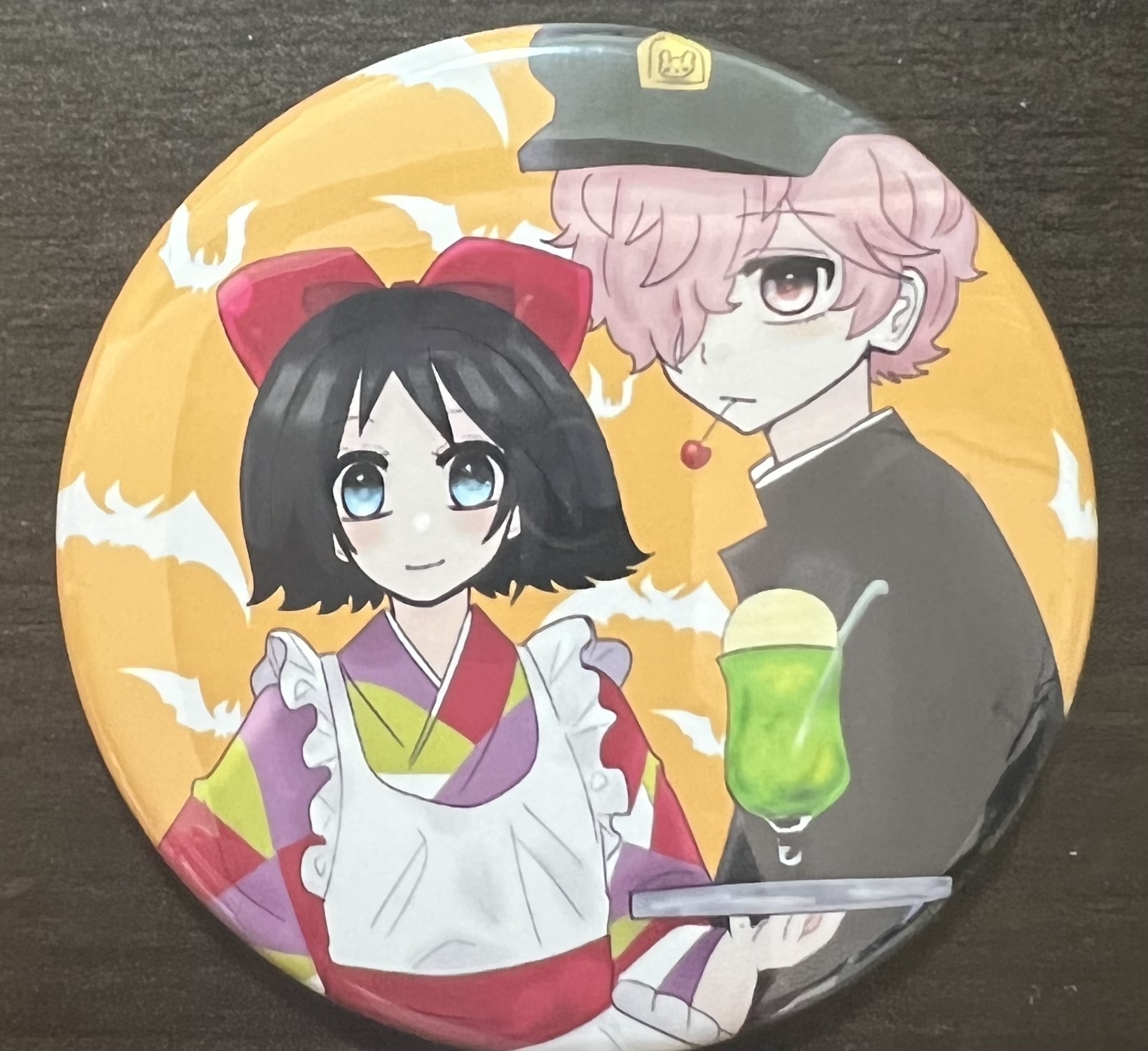 死神 京楽春水 缶バッジ】BLEACH EX FINAL ブリーチ原画展 缶バッジ 京楽