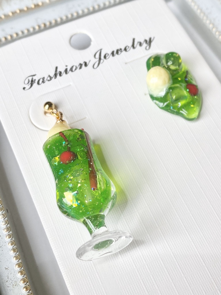 クリームソーダ ピアス/イヤリング