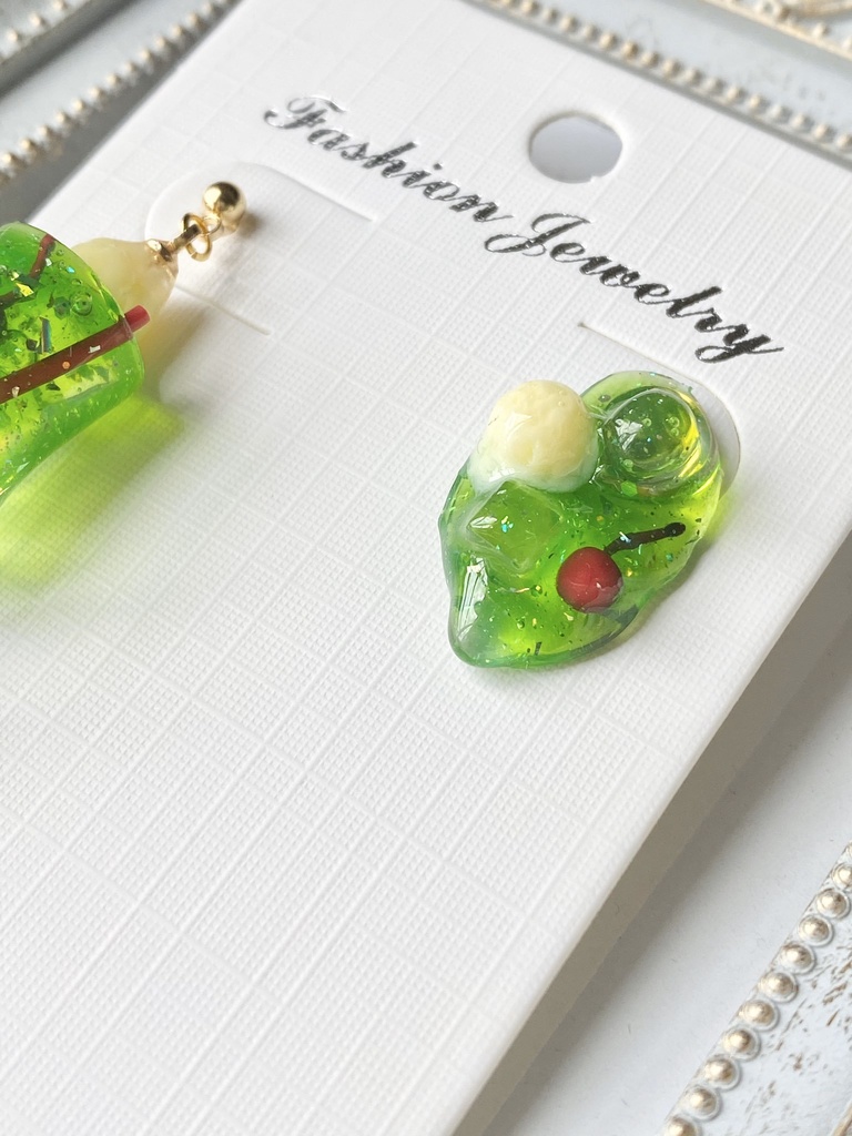 クリームソーダ ピアス/イヤリング