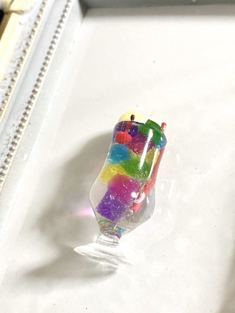 クリームソーダ ゼリーポンチ チャーム