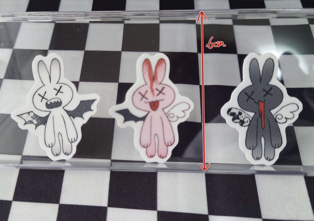 K.O.Devigelうさぎsticker(全3種)