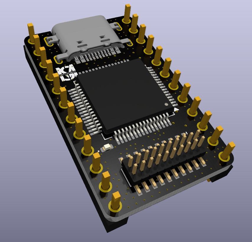 【受注生産】自作キーボード用マイコンモジュール SM-MCBG474(STM32G4マイコン搭載)