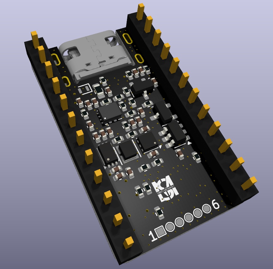 【受注生産】自作キーボード用マイコンモジュール SM-MCBG474(STM32G4マイコン搭載)