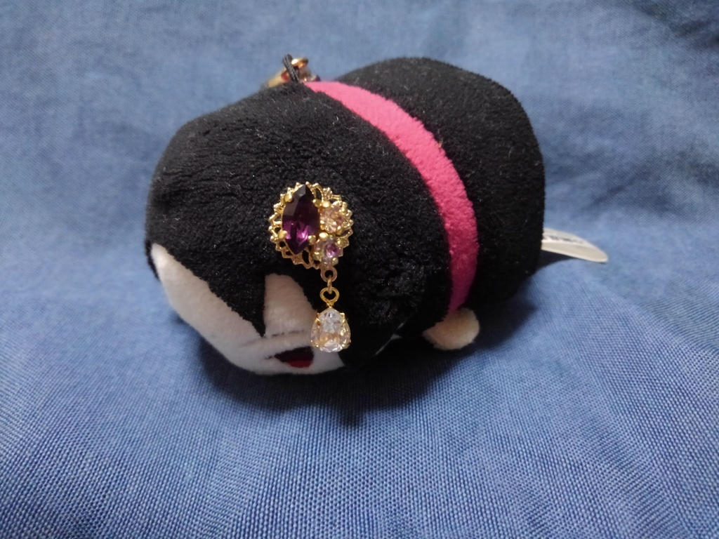 もち・ぬい用髪飾り(雫・ゴールド)