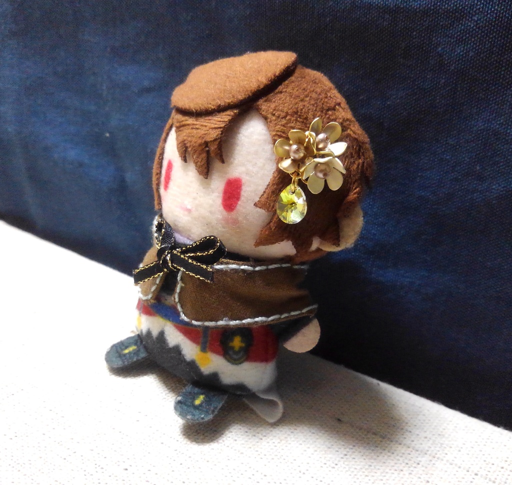 【もちぬい用】メタルフラワーの花飾り