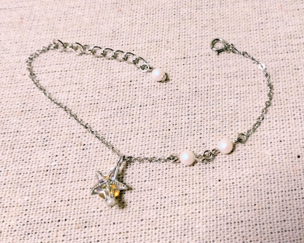 夏色チェーンブレスレット