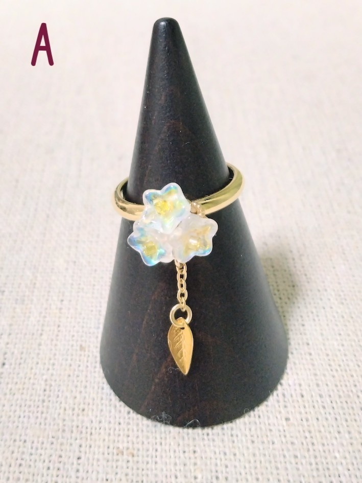 【artevarie104】小花のリング