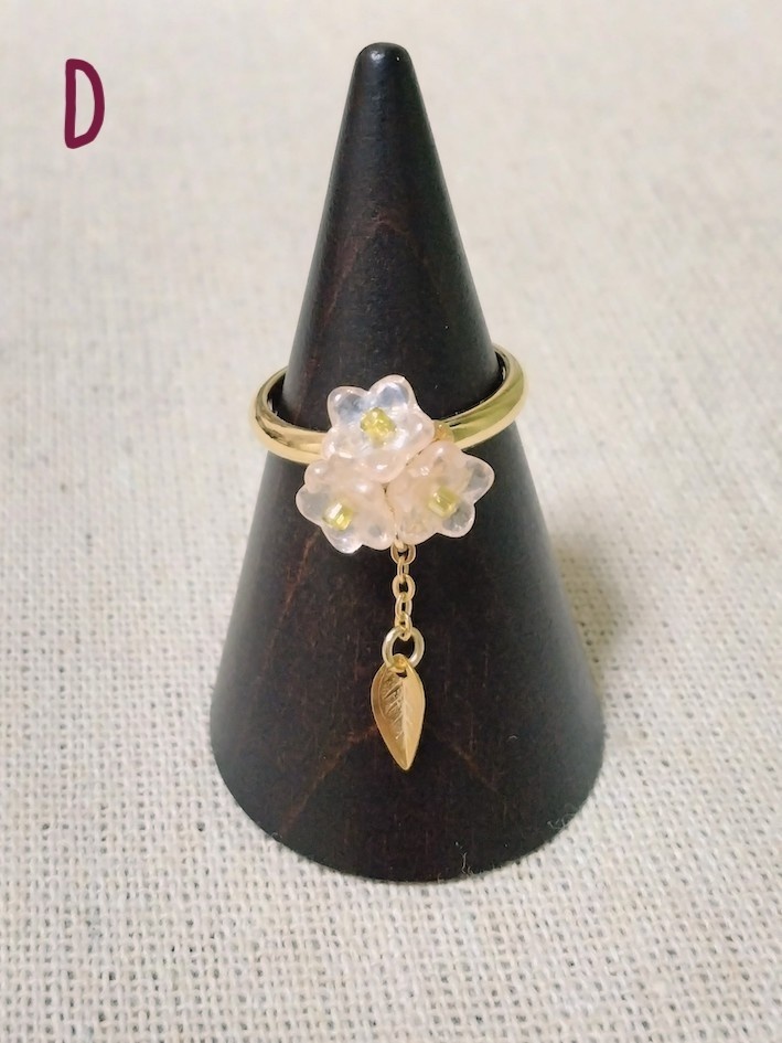 【artevarie104】小花のリング