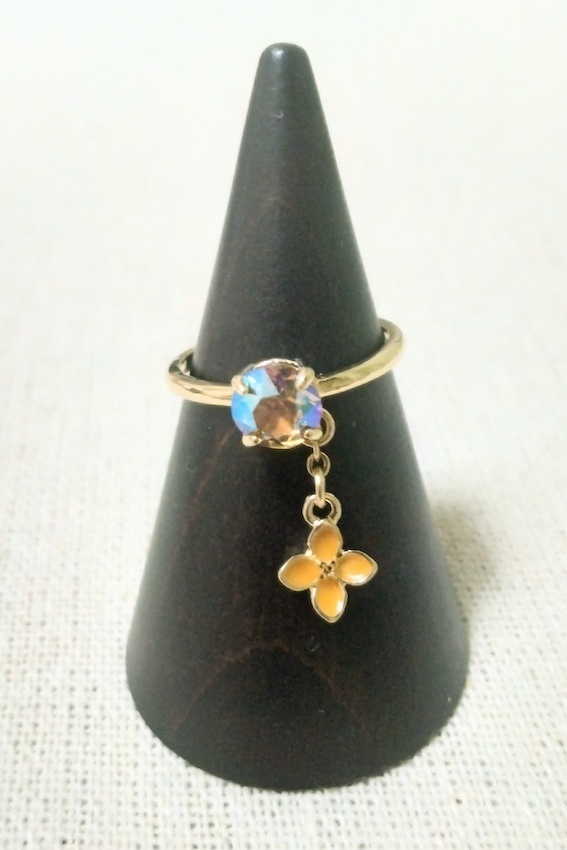 【arteVarie130】秋色チャーム付きリング