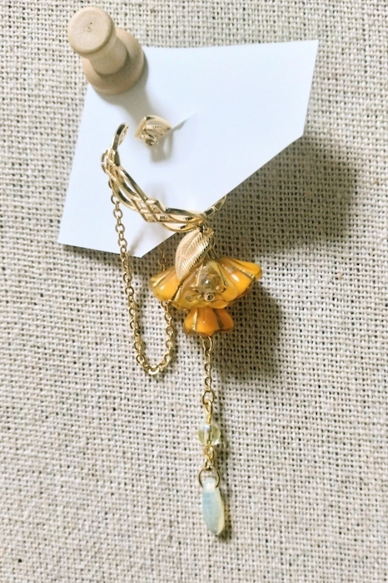 【arteVarie130】ベルフラワーのイヤーカフ