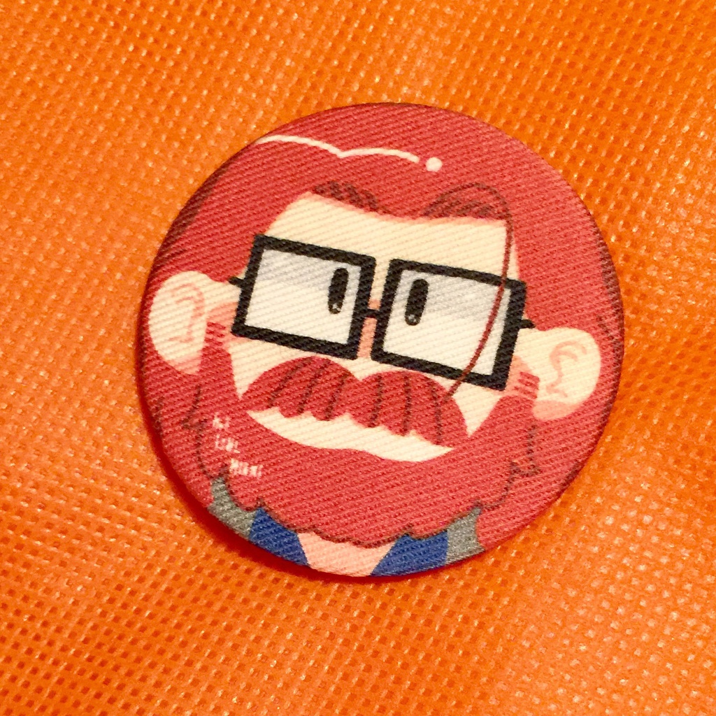 Hotline Miami 布バッジ Beard
