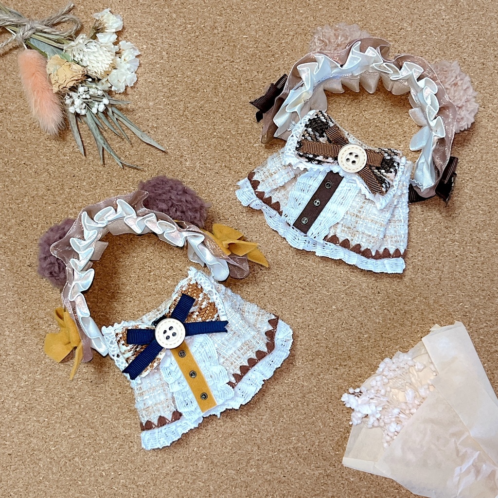 こぐまの秋色ツイードポンチョセット