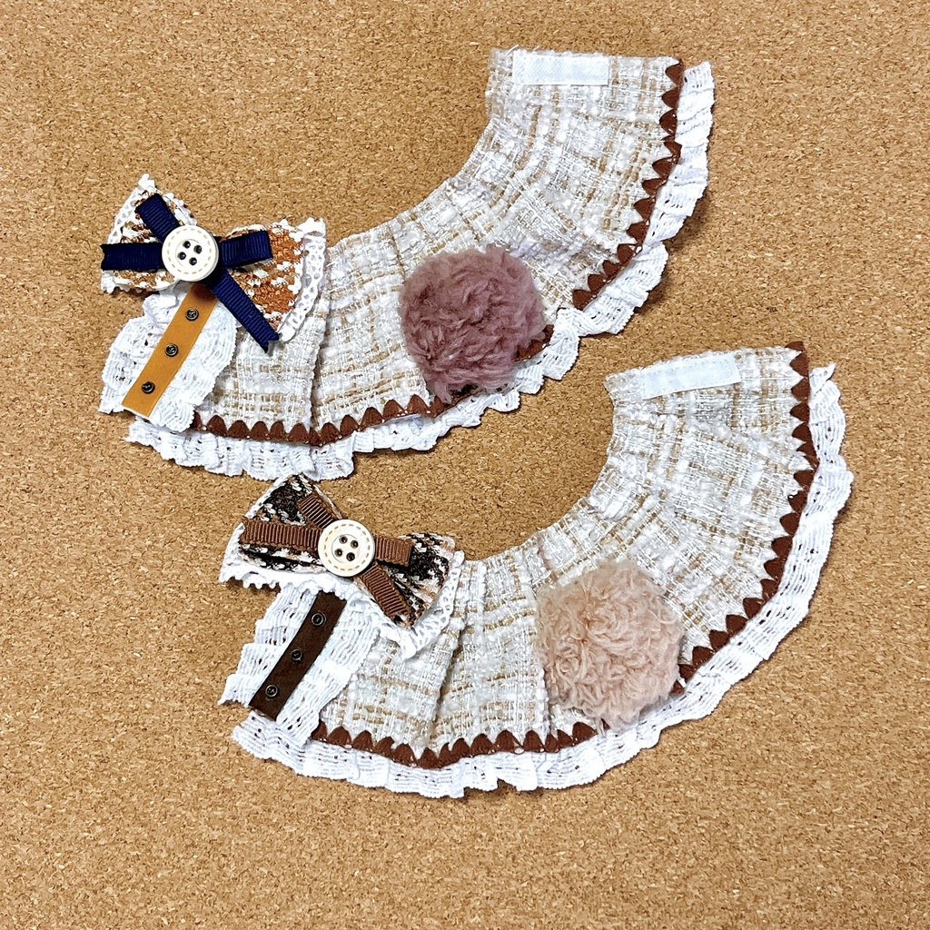 こぐまの秋色ツイードポンチョセット