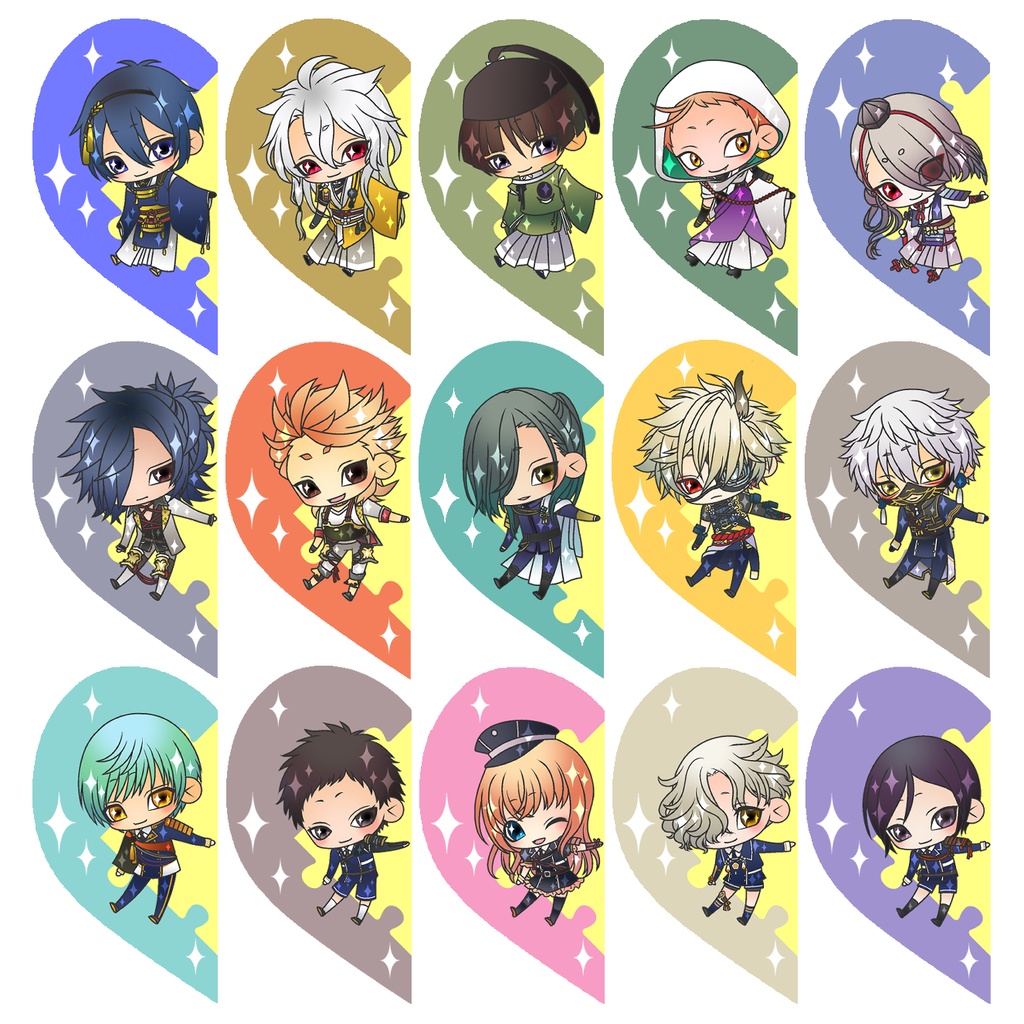 【89振り】パズルるリボンハートアクキー※文字無し2振りも可※送料込1310円のアクキーです✨追加リク可