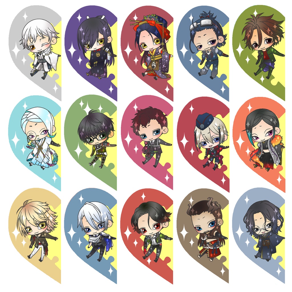 【87振り】パズルるリボンハートアクキー※文字無し2振りも可※送料込1310円のアクキーです✨追加リク可