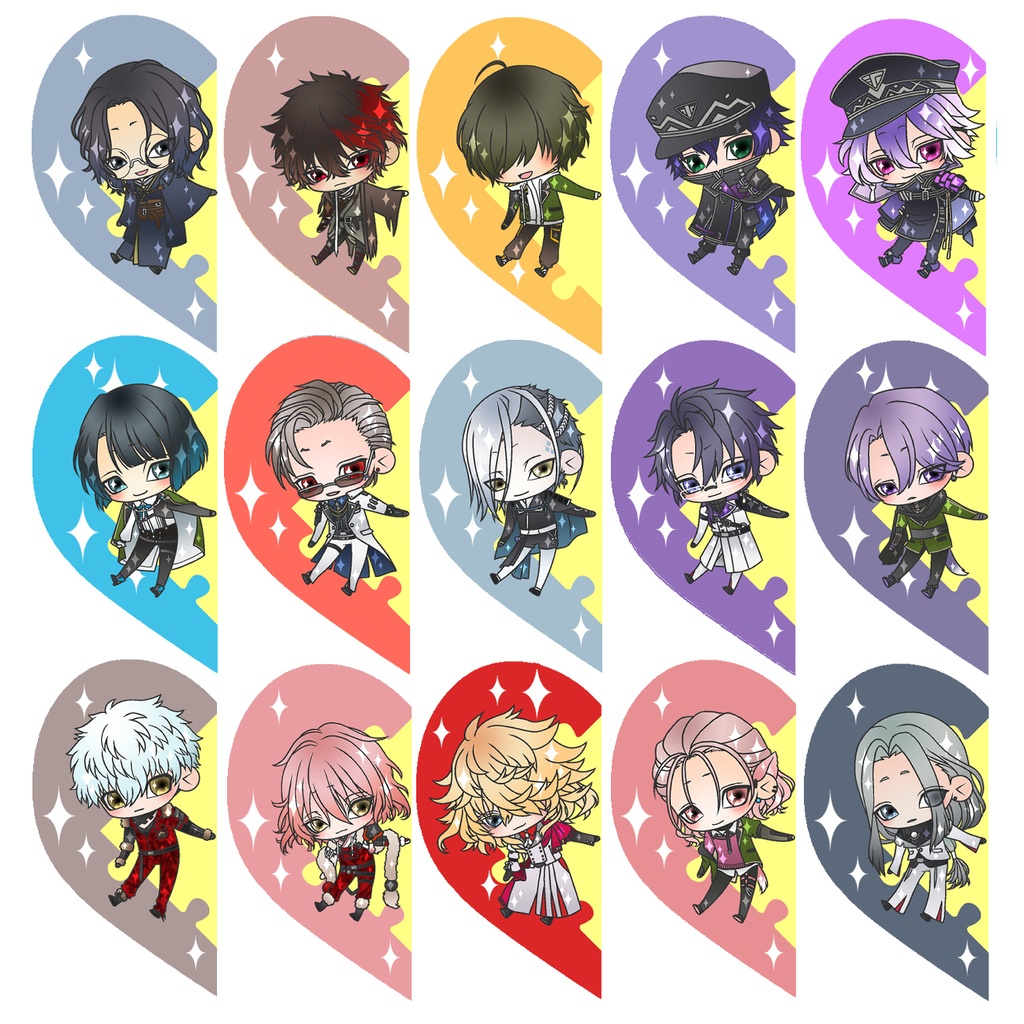 【89振り】パズルるリボンハートアクキー※文字無し2振りも可※送料込1310円のアクキーです✨追加リク可