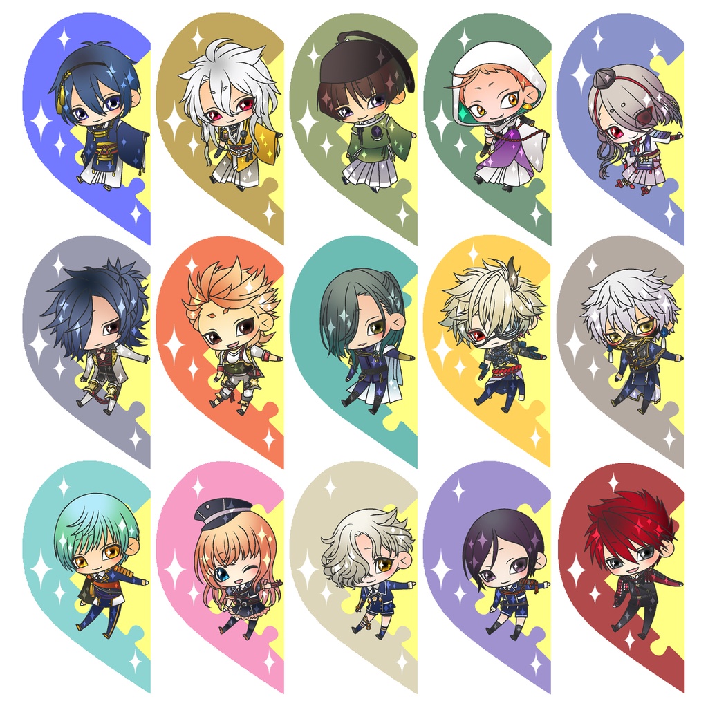 【87振り】パズルるリボンハートアクキー※文字無し2振りも可※送料込1310円のアクキーです✨追加リク可