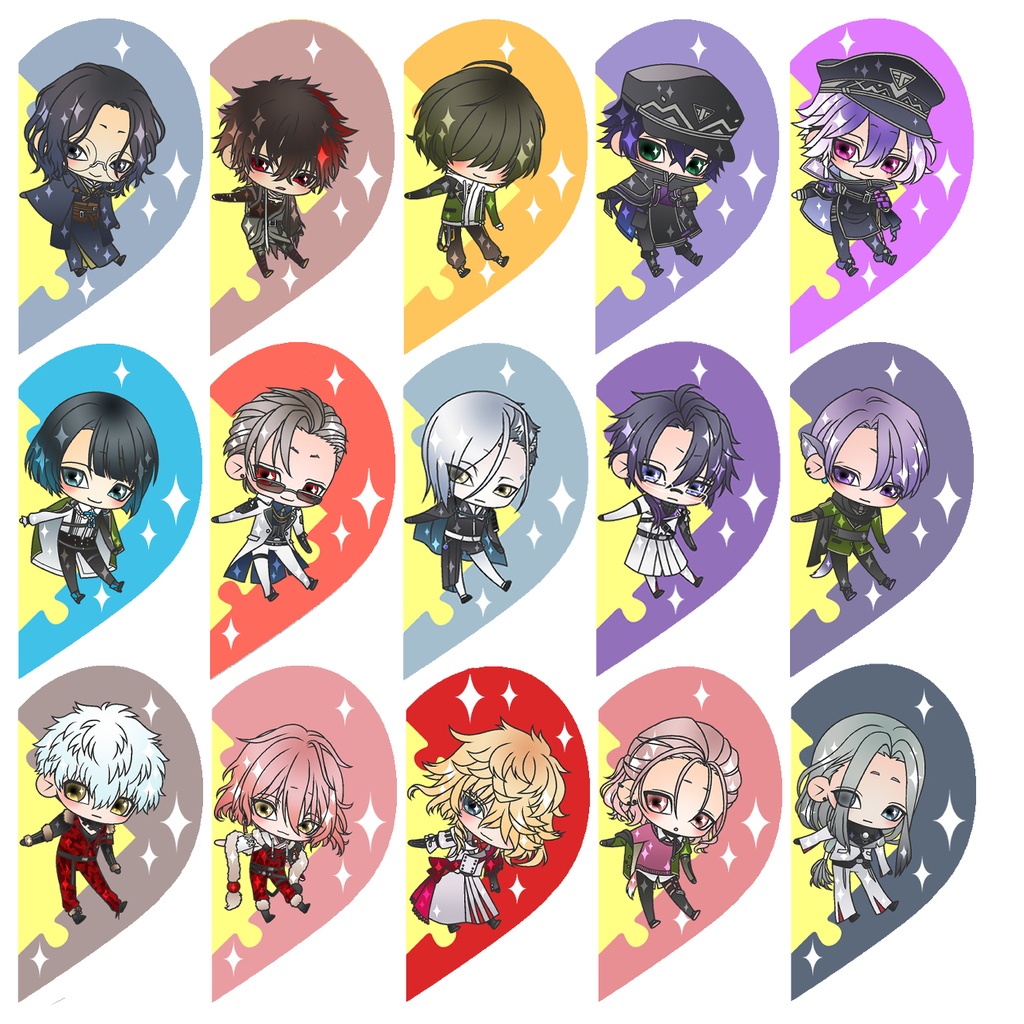 【89振り】パズルるリボンハートアクキー※文字無し2振りも可※送料込1310円のアクキーです✨追加リク可