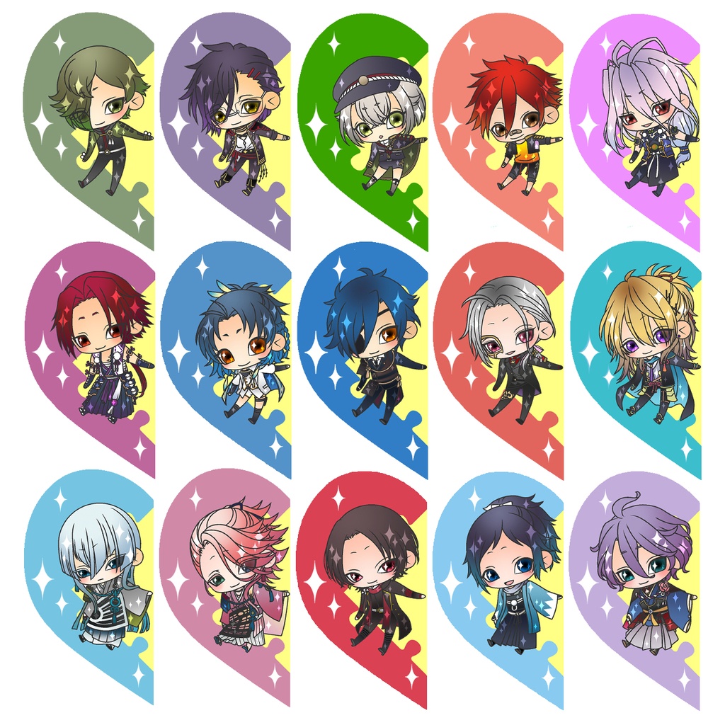 【87振り】パズルるリボンハートアクキー※文字無し2振りも可※送料込1310円のアクキーです✨追加リク可