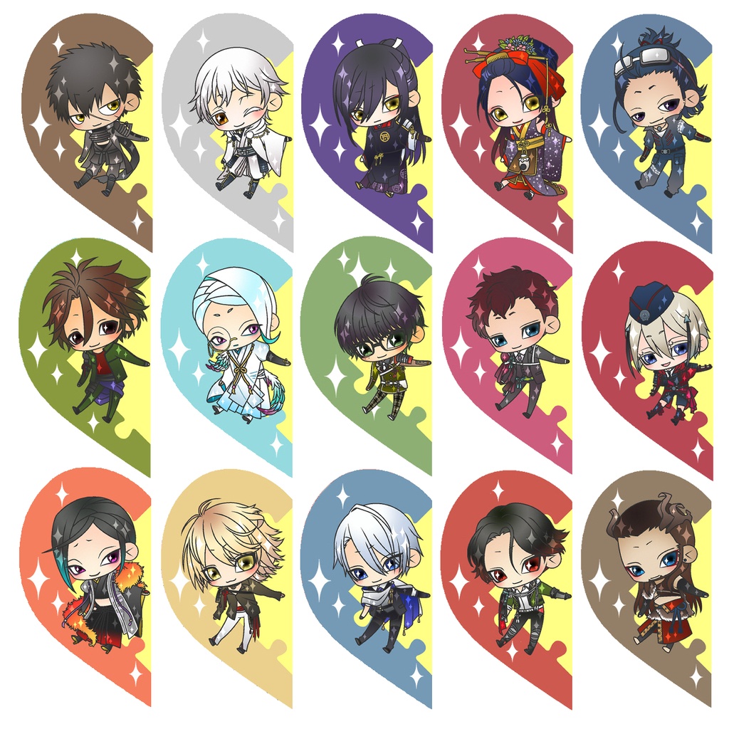 【89振り】パズルるリボンハートアクキー※文字無し2振りも可※送料込1310円のアクキーです✨追加リク可