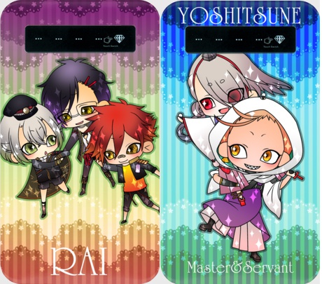 🌸刀剣乱舞🌸来派・義経主従モバイルバッテリー【通販限定(送料込)】