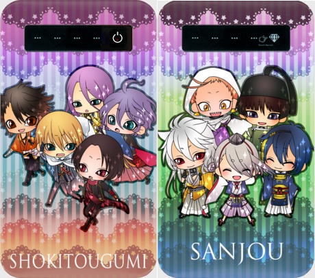 🌸刀剣乱舞🌸初期刀組・三条派モバイルバッテリー【通販限定(送料込)】