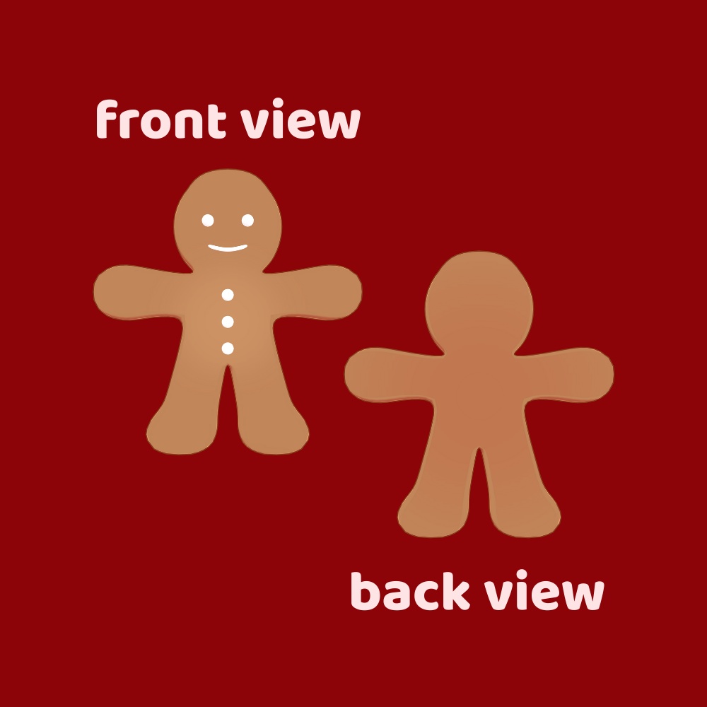 【VRChat想定3Dアバター】ジンジャーブレッドマン