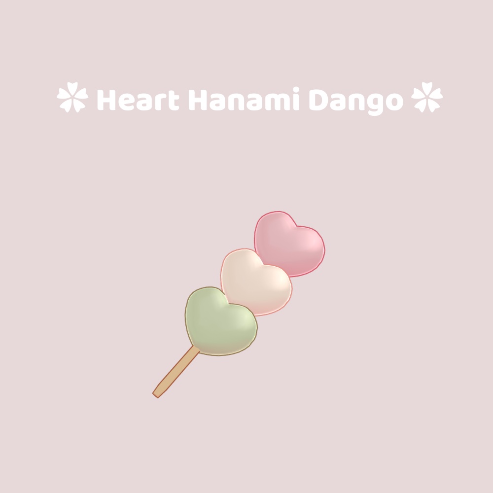❀FREE❀ Heart Hanami Dango