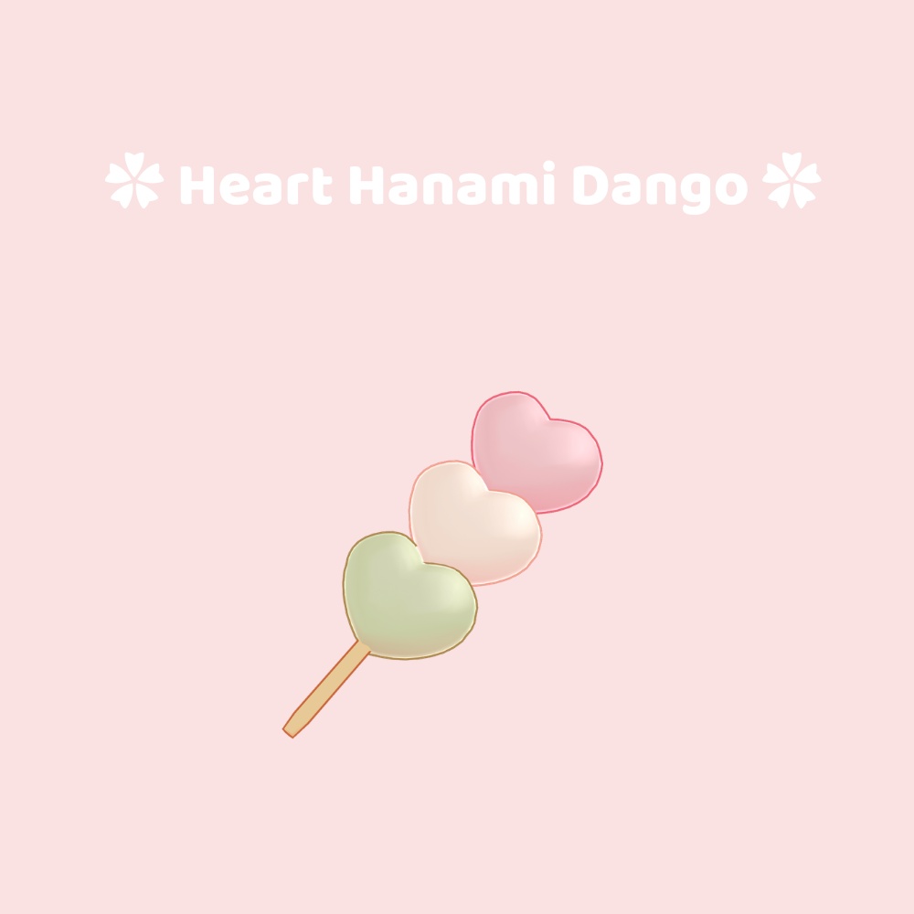 ❀FREE❀ Heart Hanami Dango