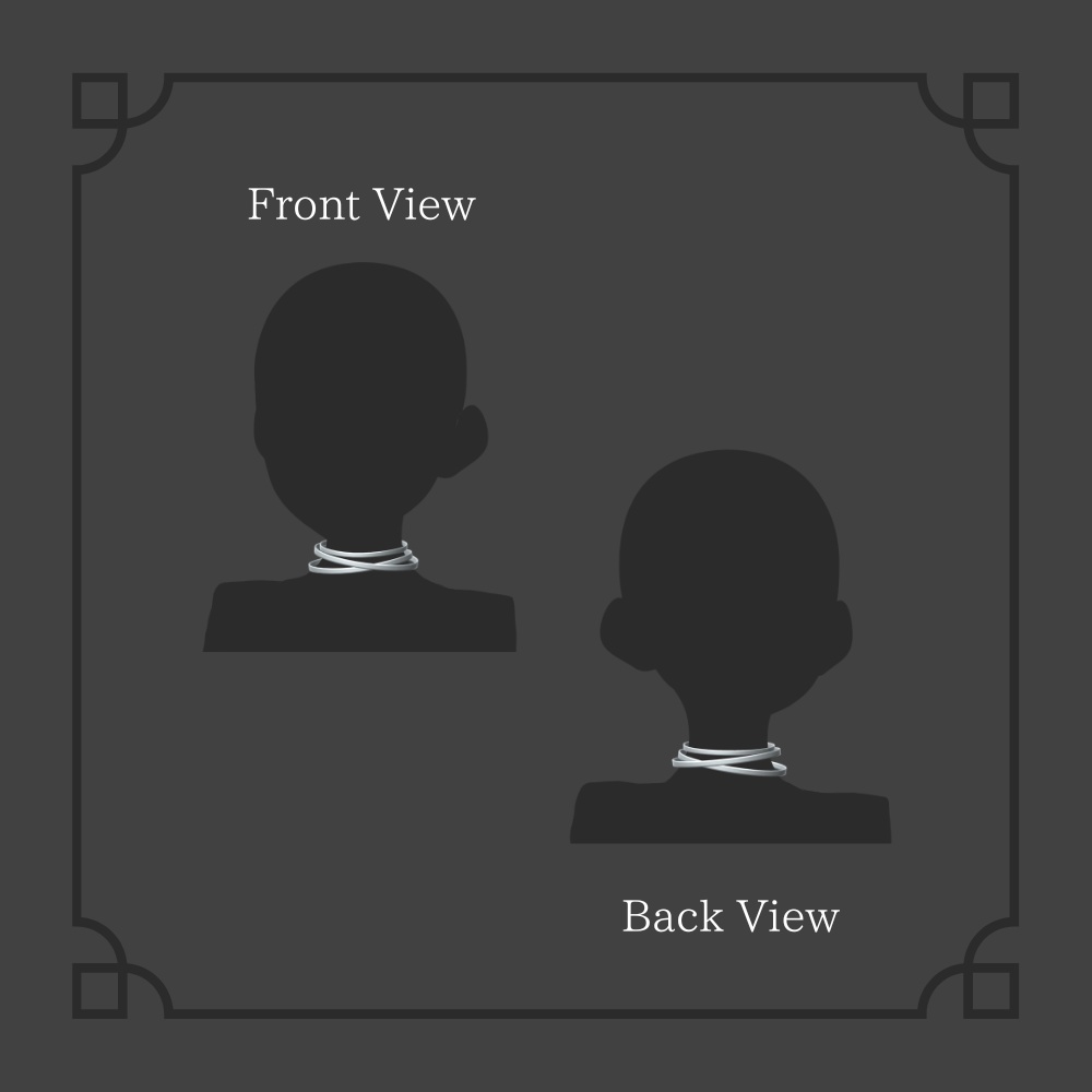 ✦ Triple Metal Choker ✦