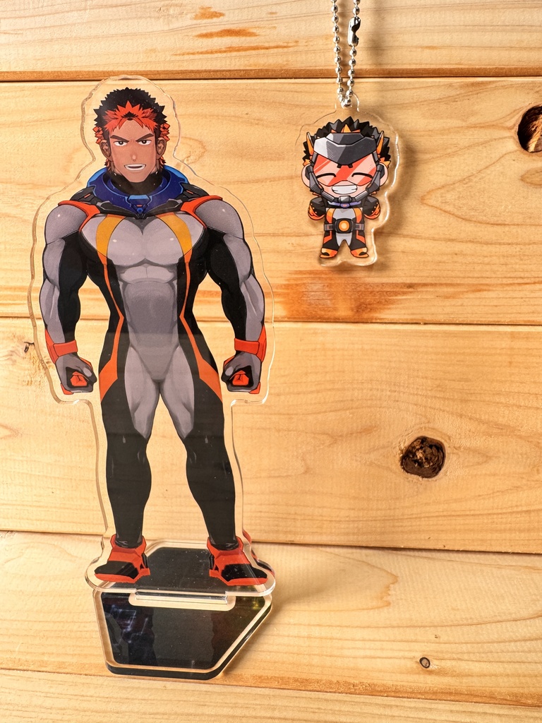 【エクサイバーセット】アクリルスタンド＋アクリルキーホルダー