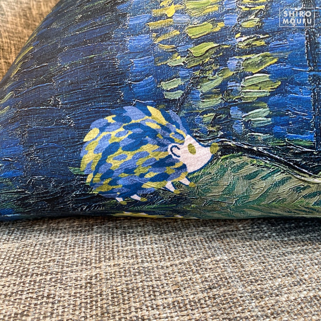 □送料無料□抱き枕カバー (しろもうふくんとローヌ川の星月夜 桜餅ver.)