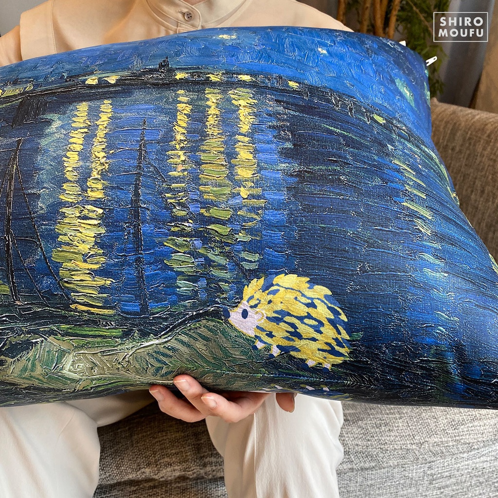 □送料無料□抱き枕カバー (しろもうふくんとローヌ川の星月夜 桜餅ver.)