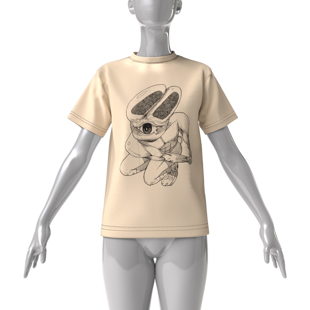 ぱわふるうさぎくんTシャツ
