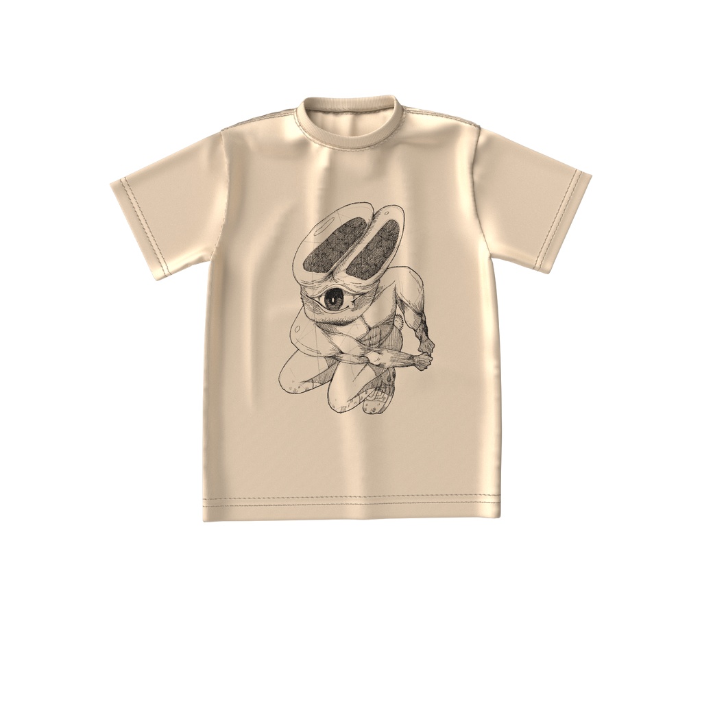 ぱわふるうさぎくんTシャツ