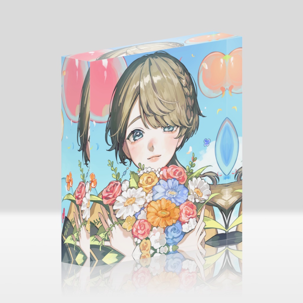 『花にこめて』 - アクリルブロック【誕生日記念2025】