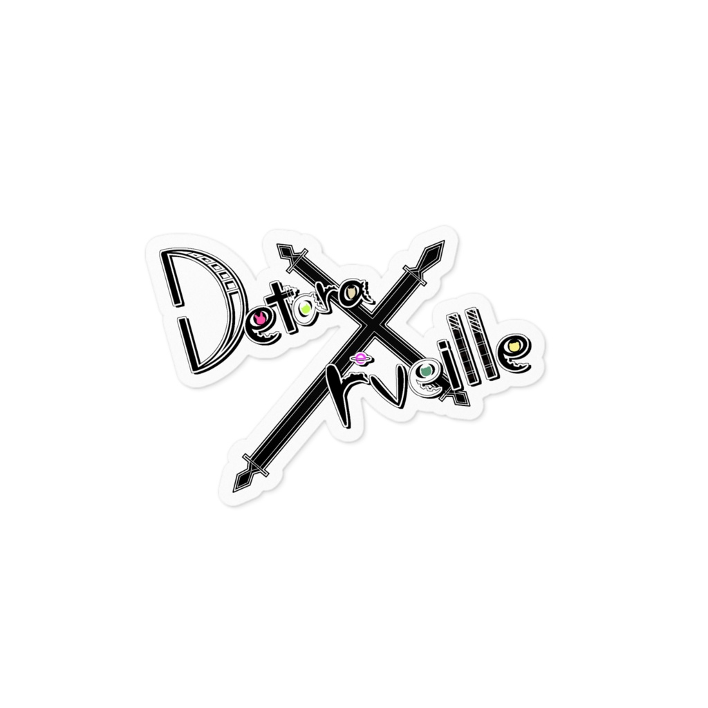 ロゴステッカー/Q×Qキャラステッカー